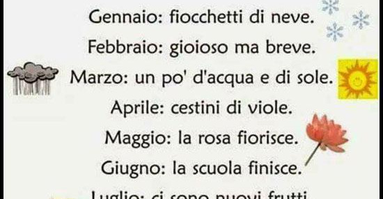 Gennaio Fiocchetti Di Neve Febbraio Gioioso Ma Breve