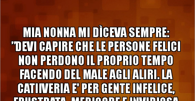 E La Gente Che Ho Attorno Diceva