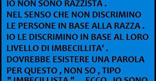 Io non sono razzista BESTI.it immagini divertenti, foto