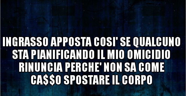 E Dove Sta Scritto Che Questo è Un Problema Mio