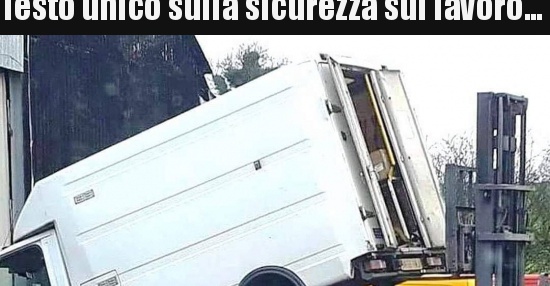 Testo Unico Sulla Sicurezza Sul Lavoro Besti It Immagini Divertenti Foto Barzellette Video