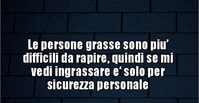 Le Persone Piu Grasse.Le Persone Grasse Sono Piu Difficili Da Rapire Quindi Se Besti It Immagini Divertenti Foto Barzellette Video