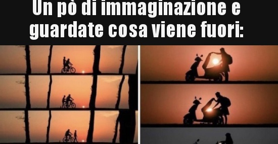 Un pò di immaginazione e guardate cosa viene fuori..   - immagini  divertenti, foto, barzellette, video