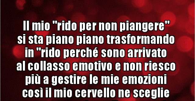 Canzone Non Piangere Non Ci Rimanere Male