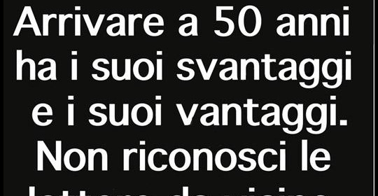 Avere 50 anni oggi