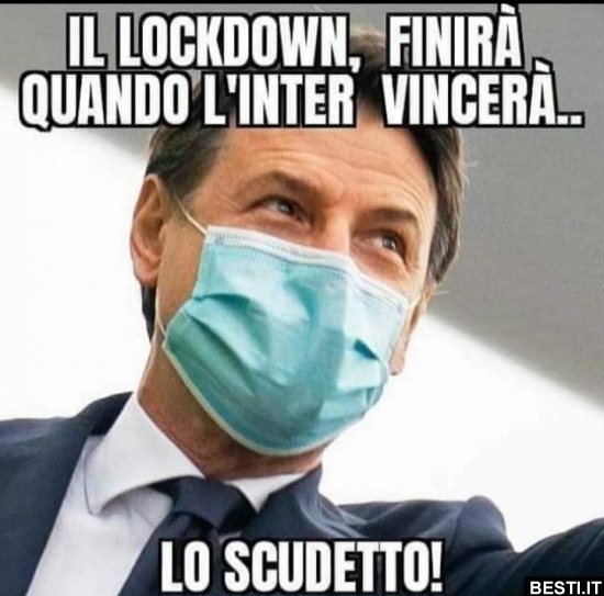 IL LOCKDOWN FINIRÀ..